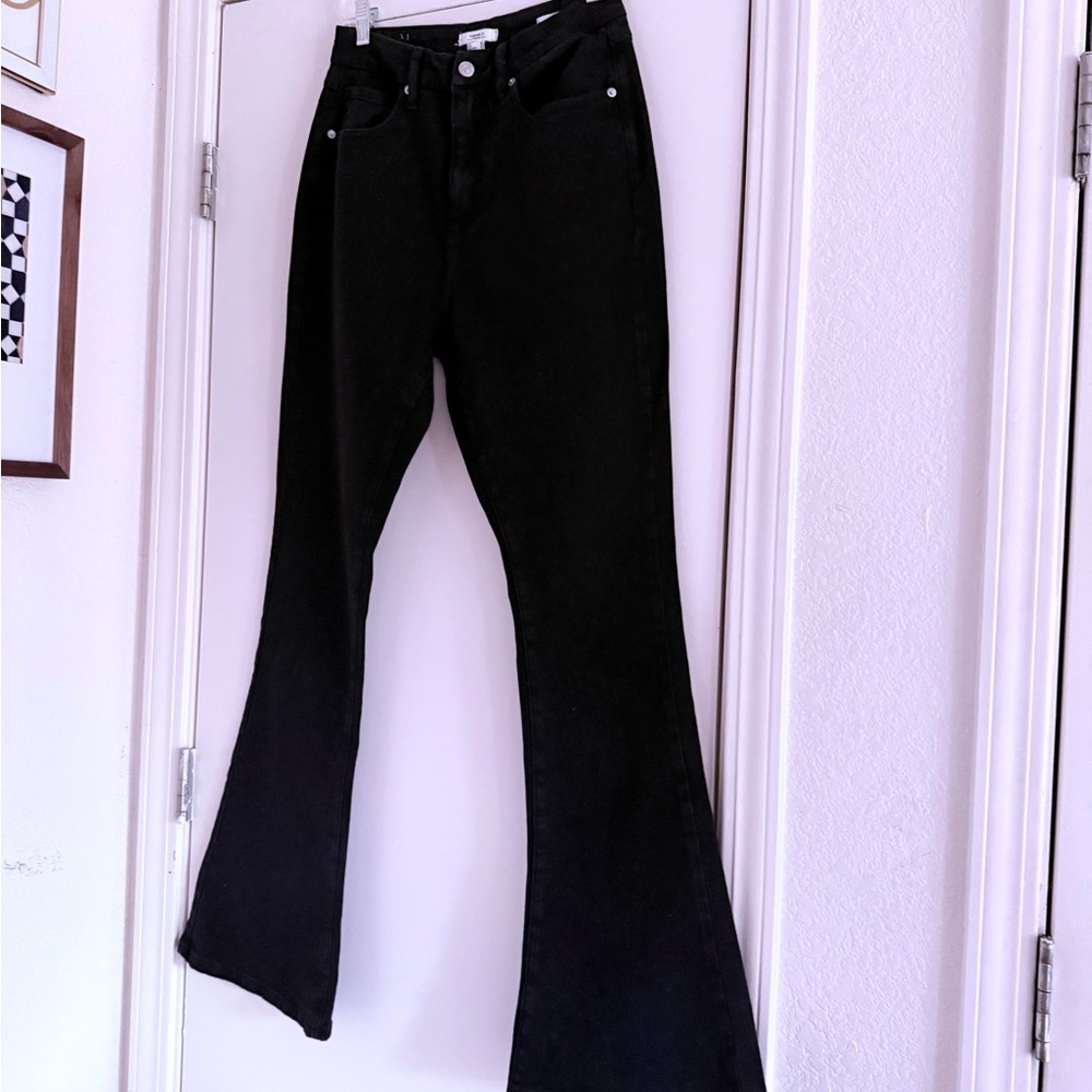 Forever 21 Black Pants with Metallic Accents